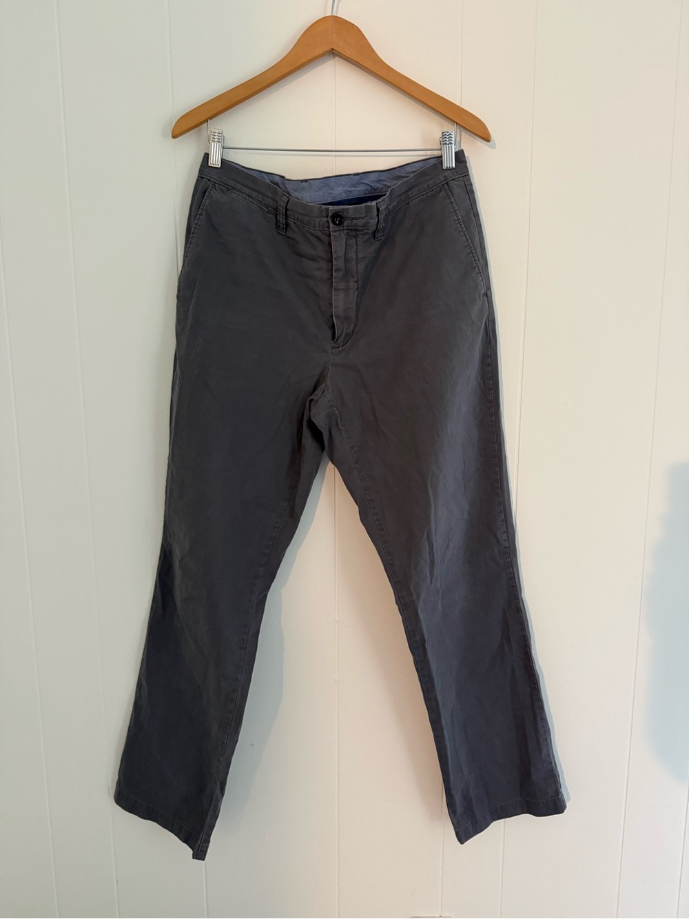 J Crew Men's Casual Gray Chino Pants - Classic Everyday Style